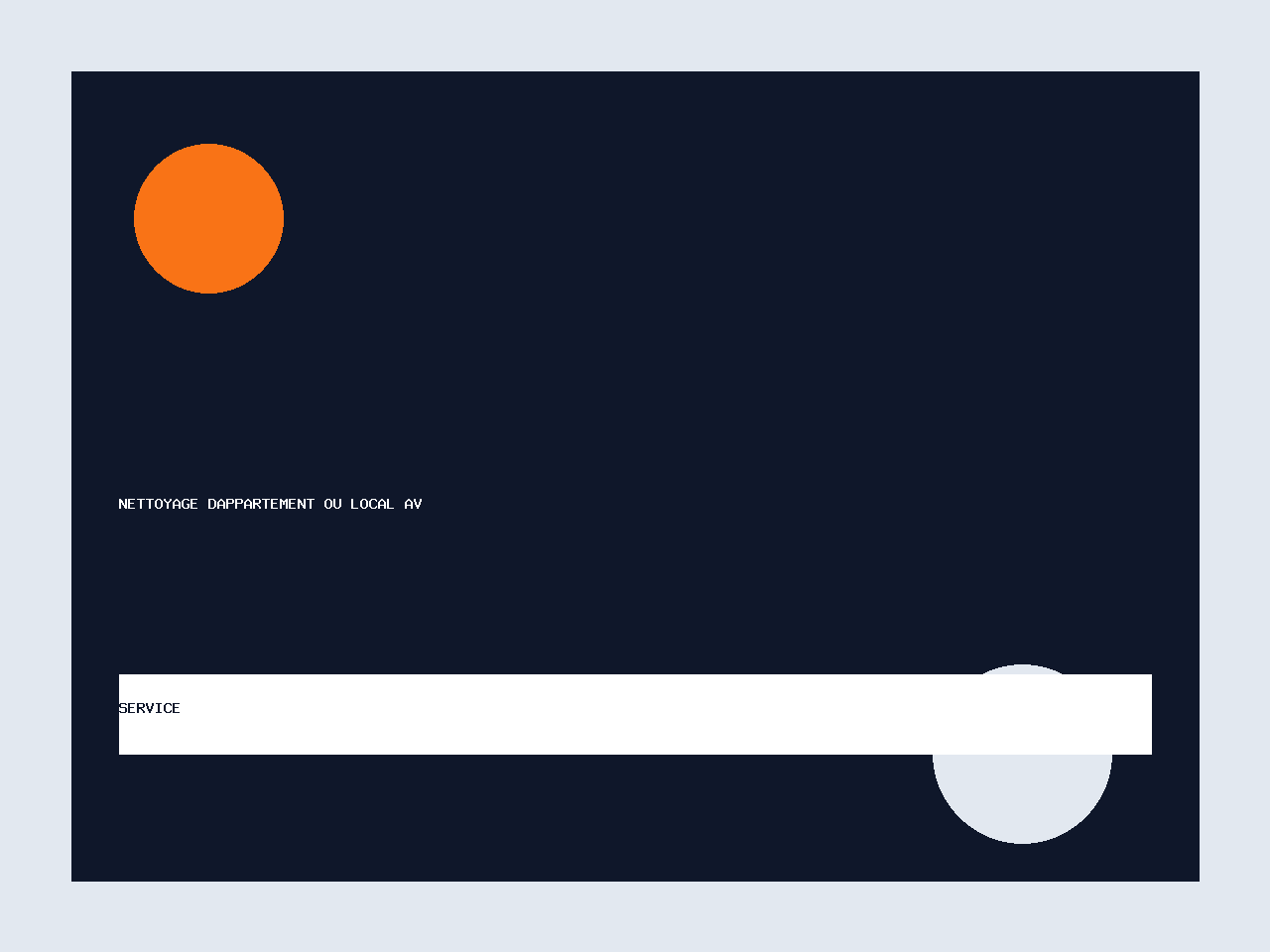 Nettoyage d'appartement ou local avant et apres chantier